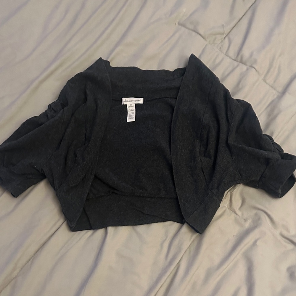 Charlotte Russe Black Shrug Sweater